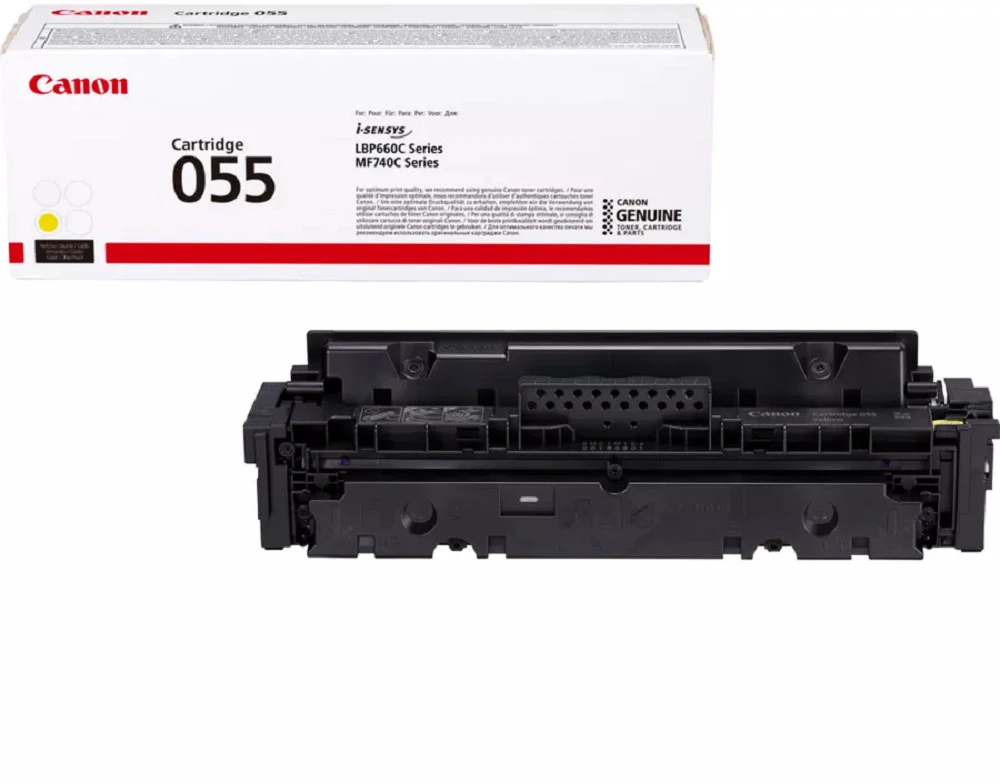 CANON Toner-Modul 055 yellow 3013C002 LBP663/MF742 2100 Seiten