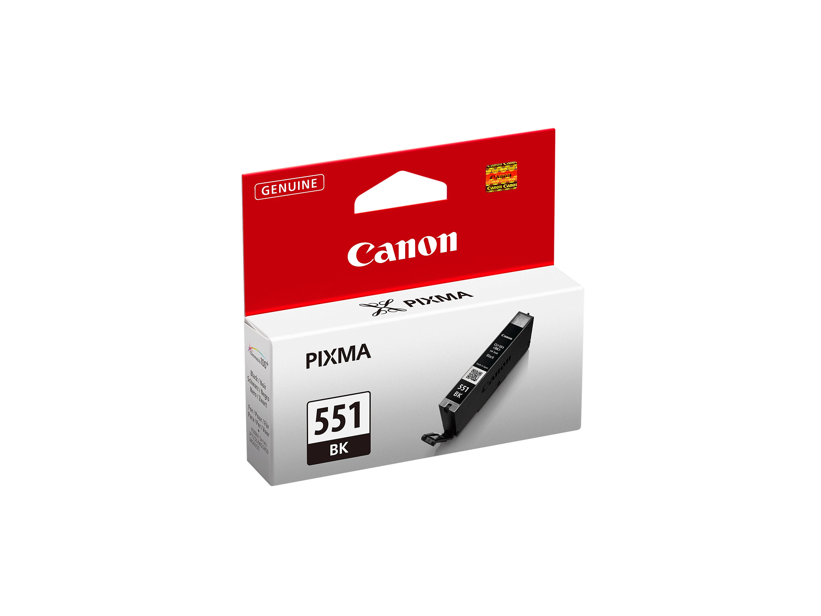 Canon Tintenpatrone schwarz (6508B001, CLI-551BK)