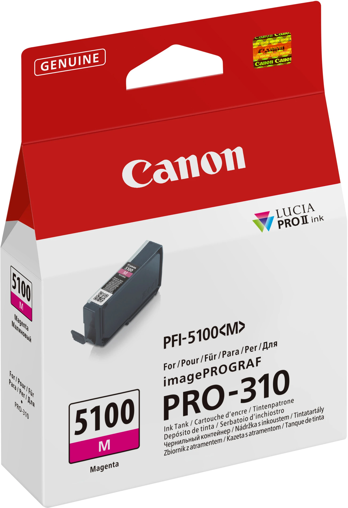 CANON Tintenpatrone magenta PFI-5100M iPF PRO-310 14ml
