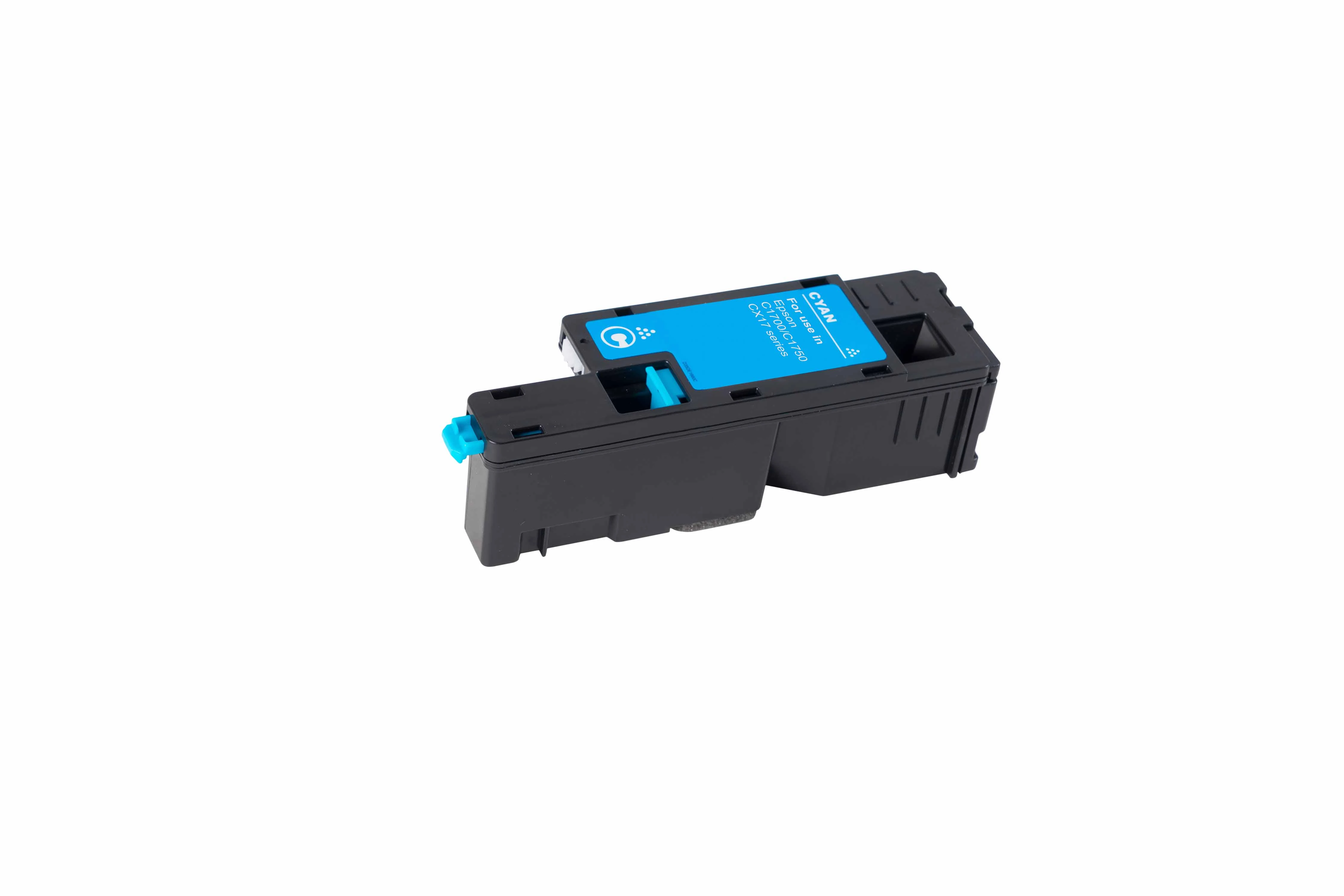 Toner-Modul komp. zu Epson C1700/CX17 1'400 Seiten, cyan