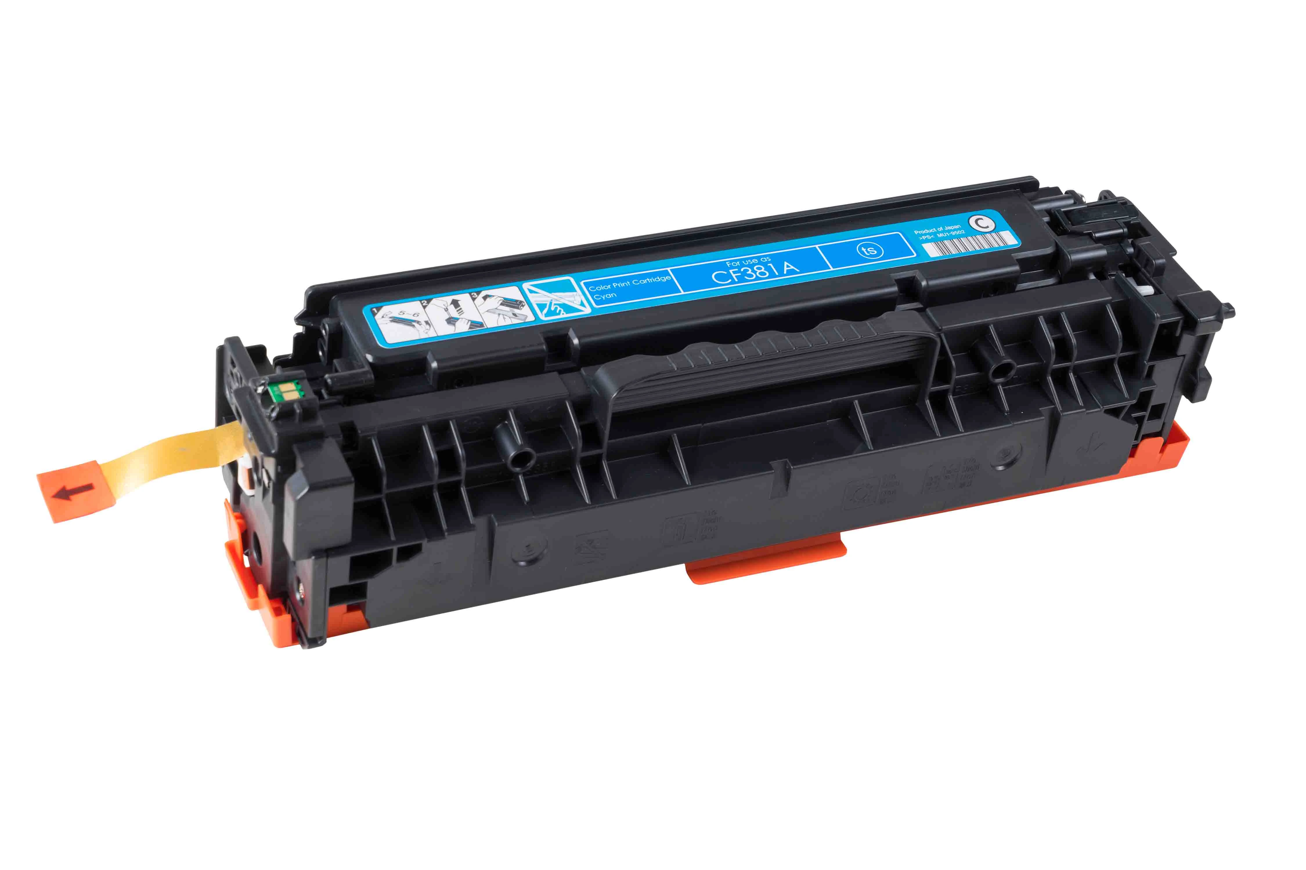Toner-Modul komp. zu CF381A / 312A 2'700 Seiten, cyan