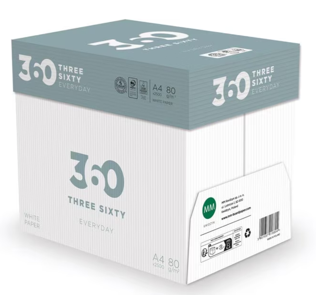 360 Kopierpapier Everyday A4, Weiss, 80 g/m², 1 Palette