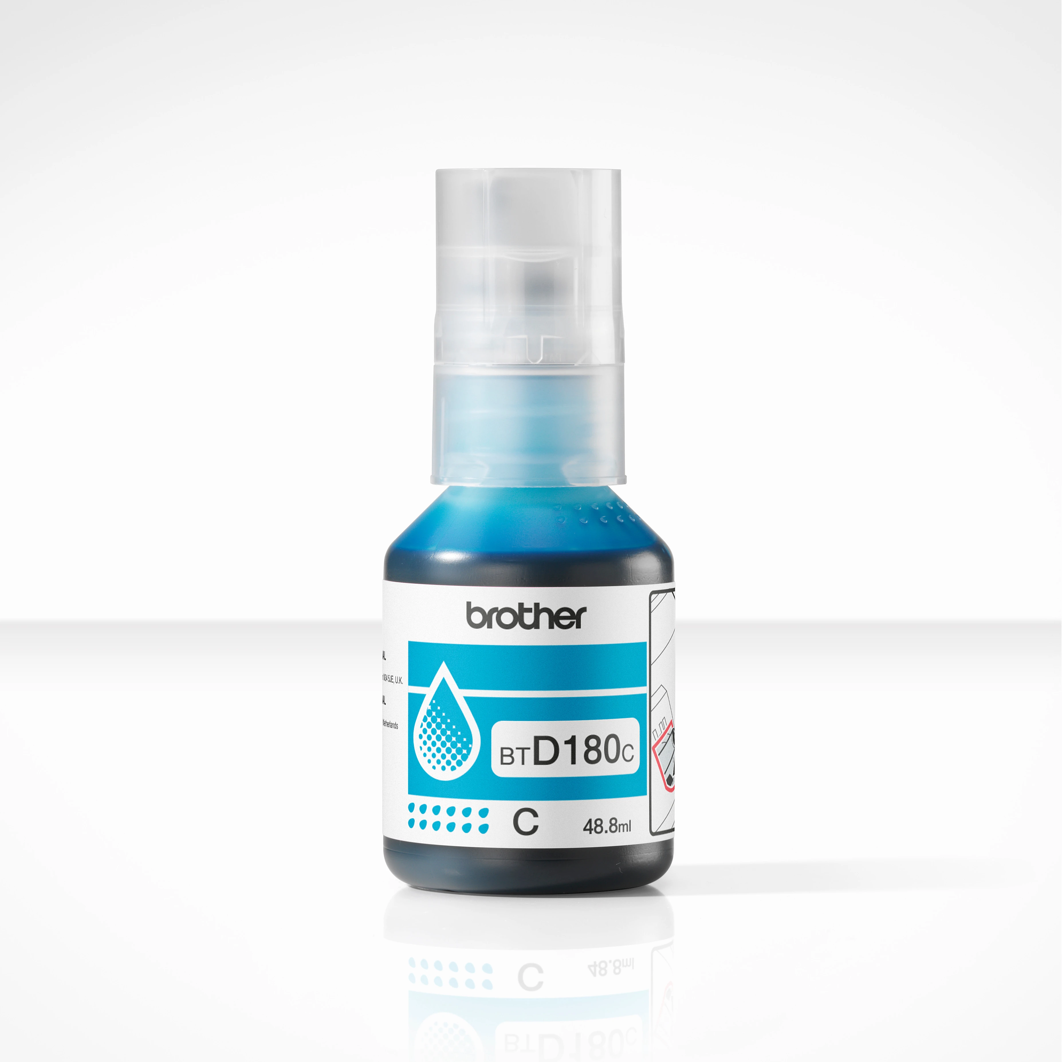 BROTHER Tintenflasche cyan BTD180C DCP-T580DW 5000 Seiten