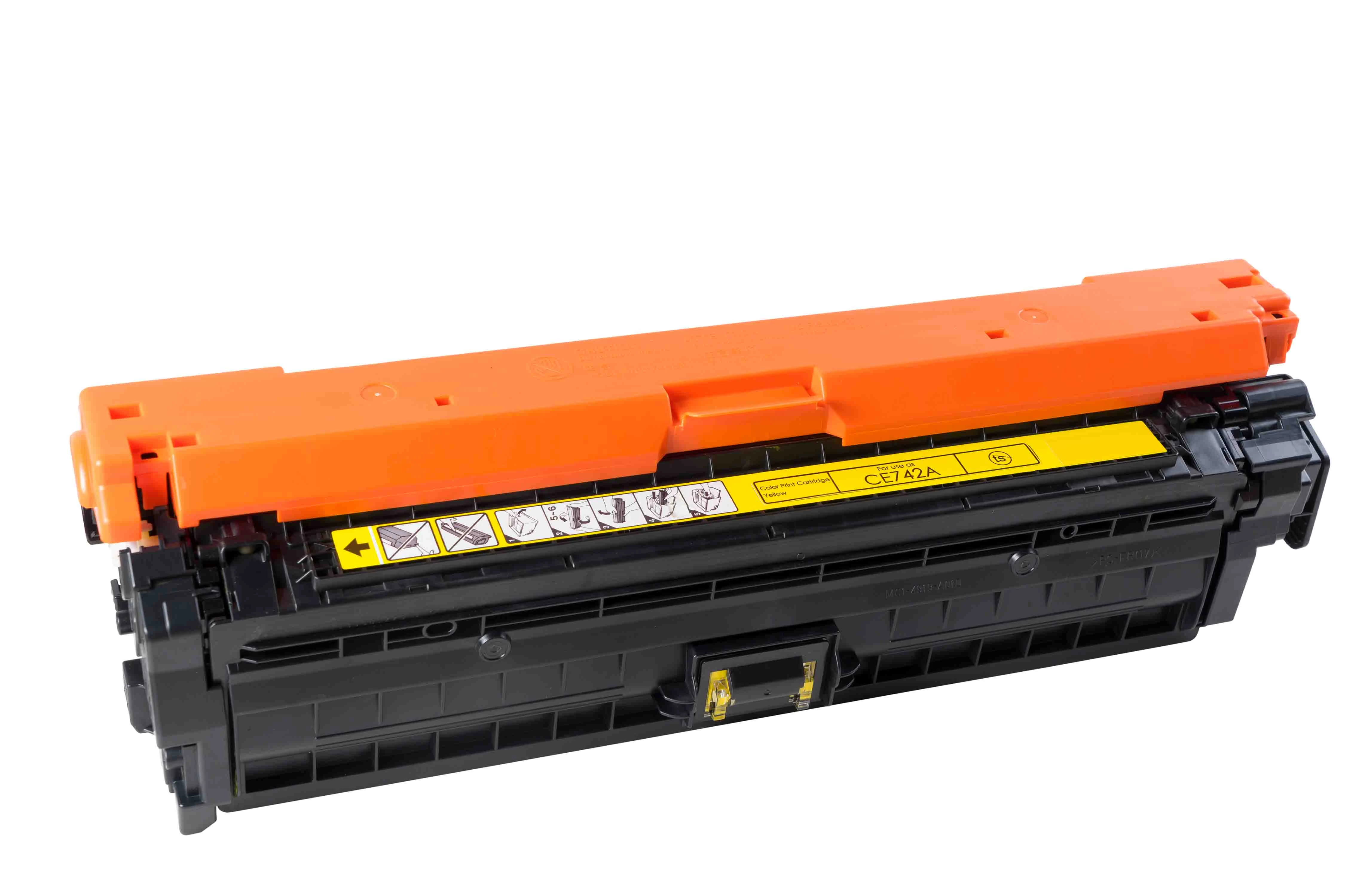 Toner-Modul komp. zu CE742A / 307A 7'300 Seiten, yellow