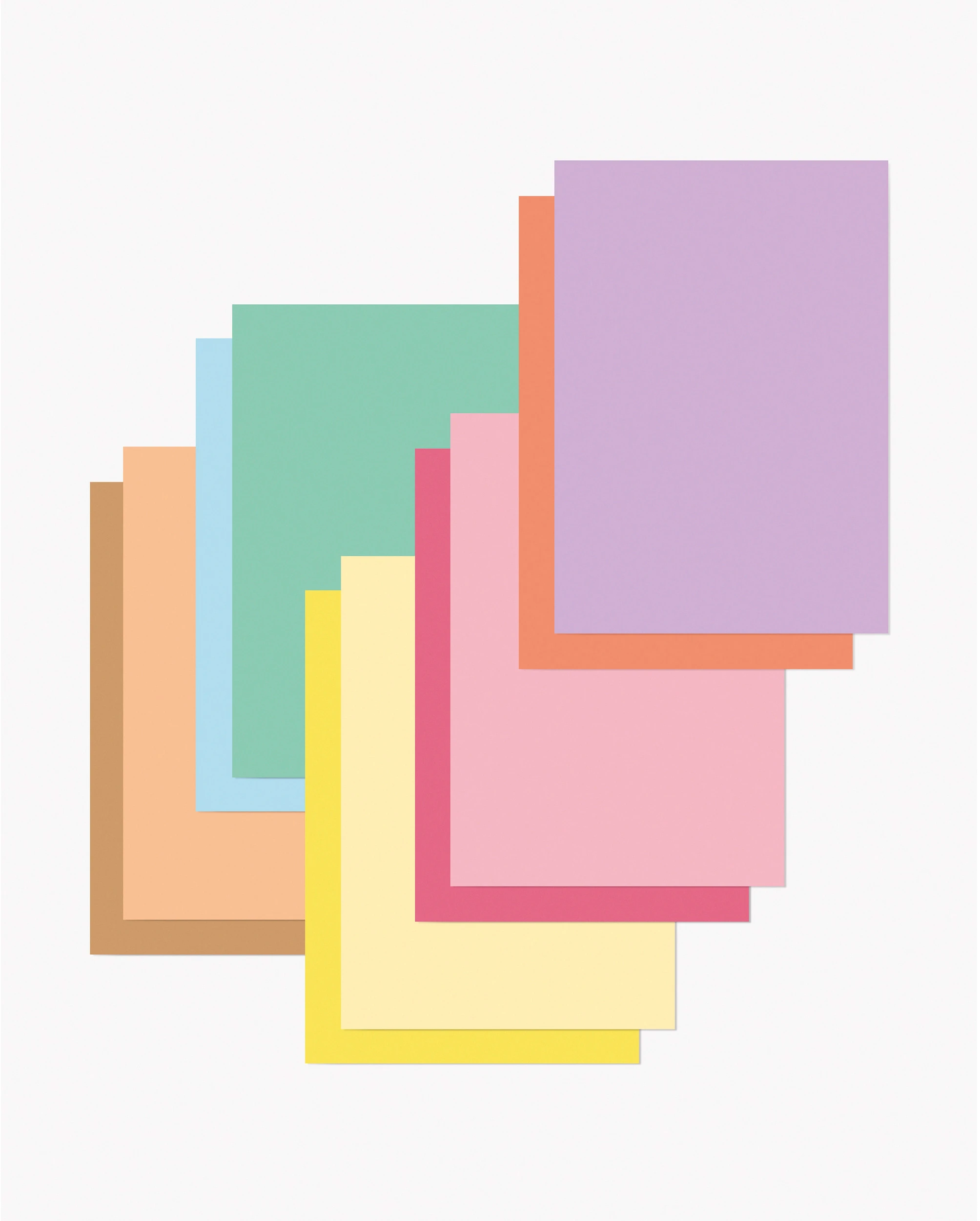 FOLIA Fotokarton A4 614/5095 300g, Pastell 50 Blatt