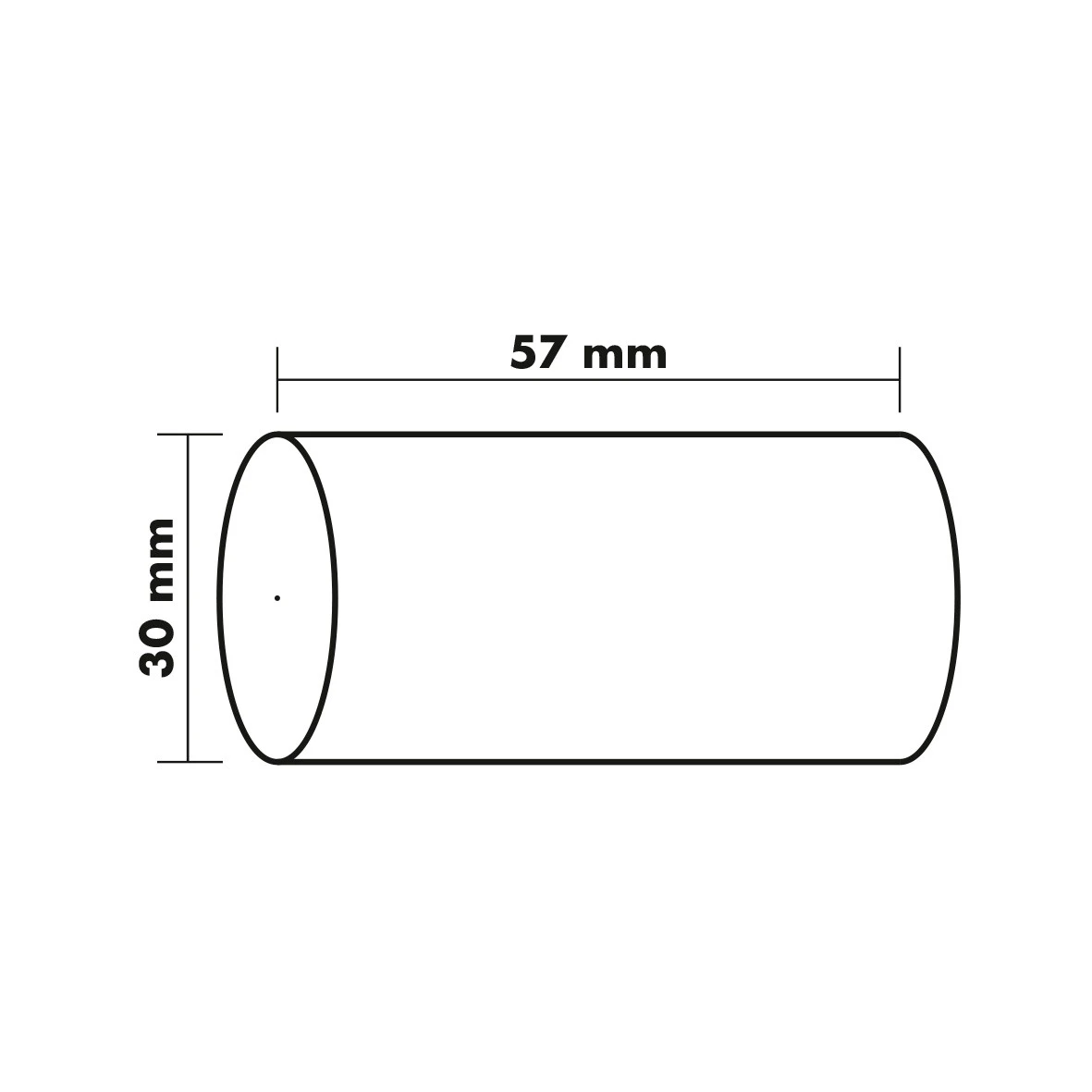 EXACOMPTA Rolle Thermo Papier 20 Stk. 43642E 57x30mmx9m für Kasse
