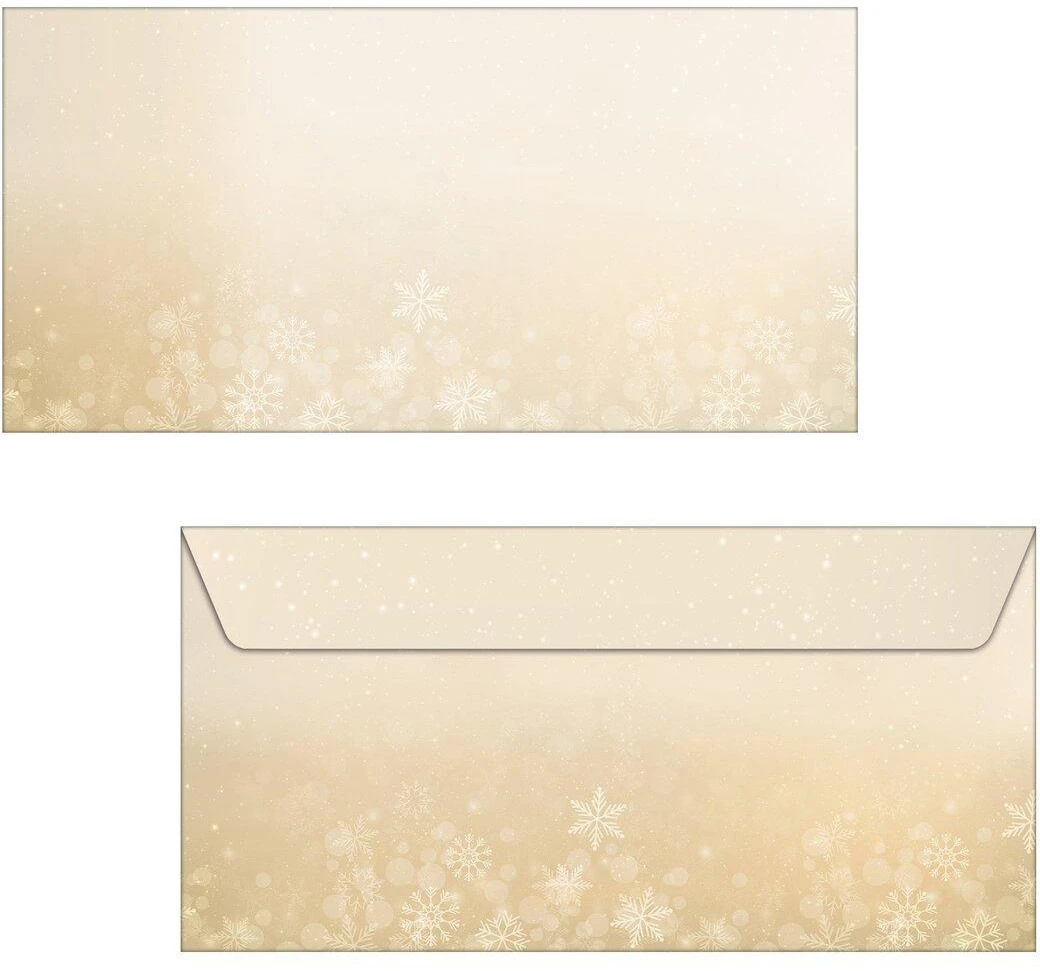 SIGEL Couvert Weihnachten C6/5 DU633 Golden Christmas Night 25 Stk.