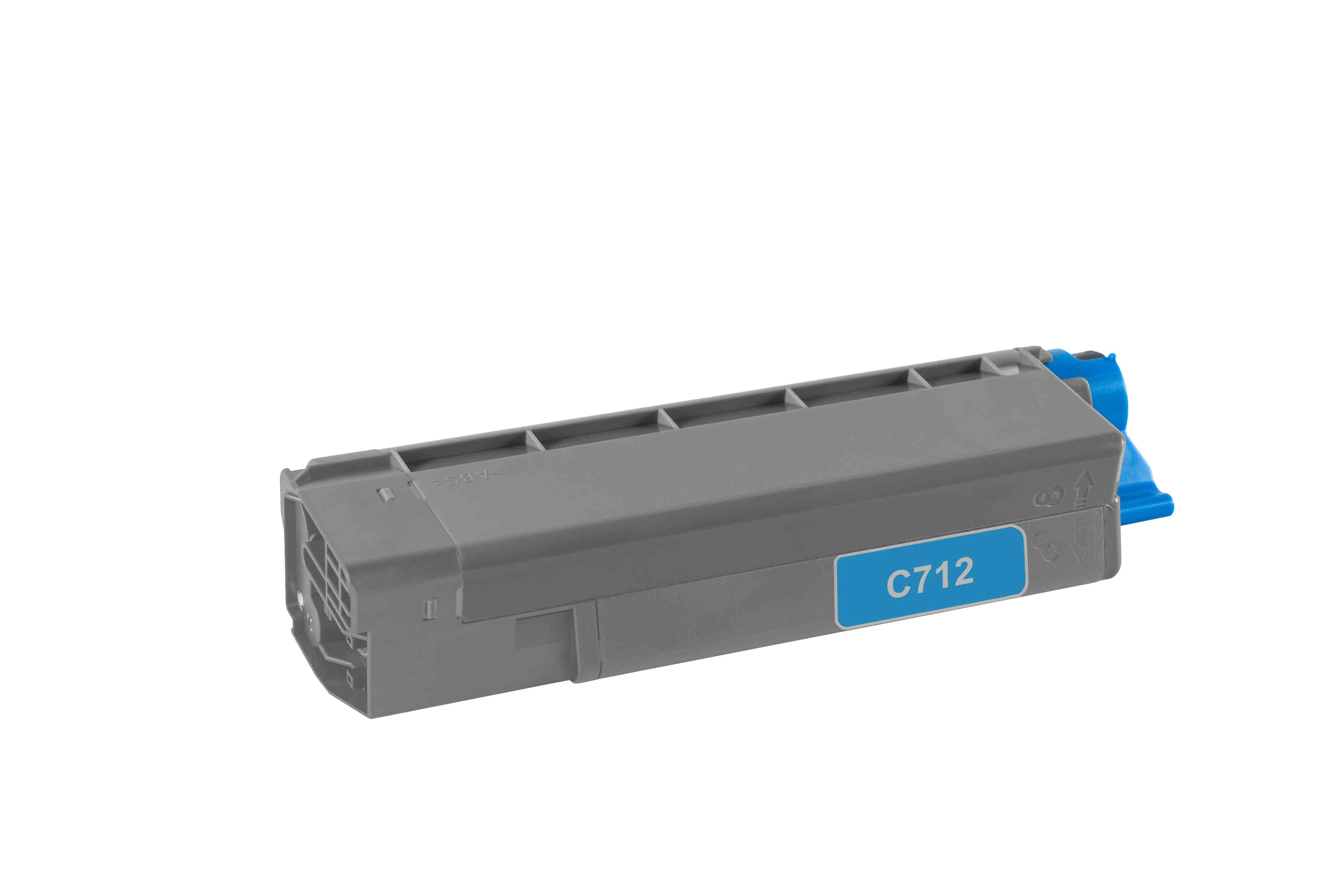 Toner-Modul komp. zu OKI C712 11'500 Seiten, cyan