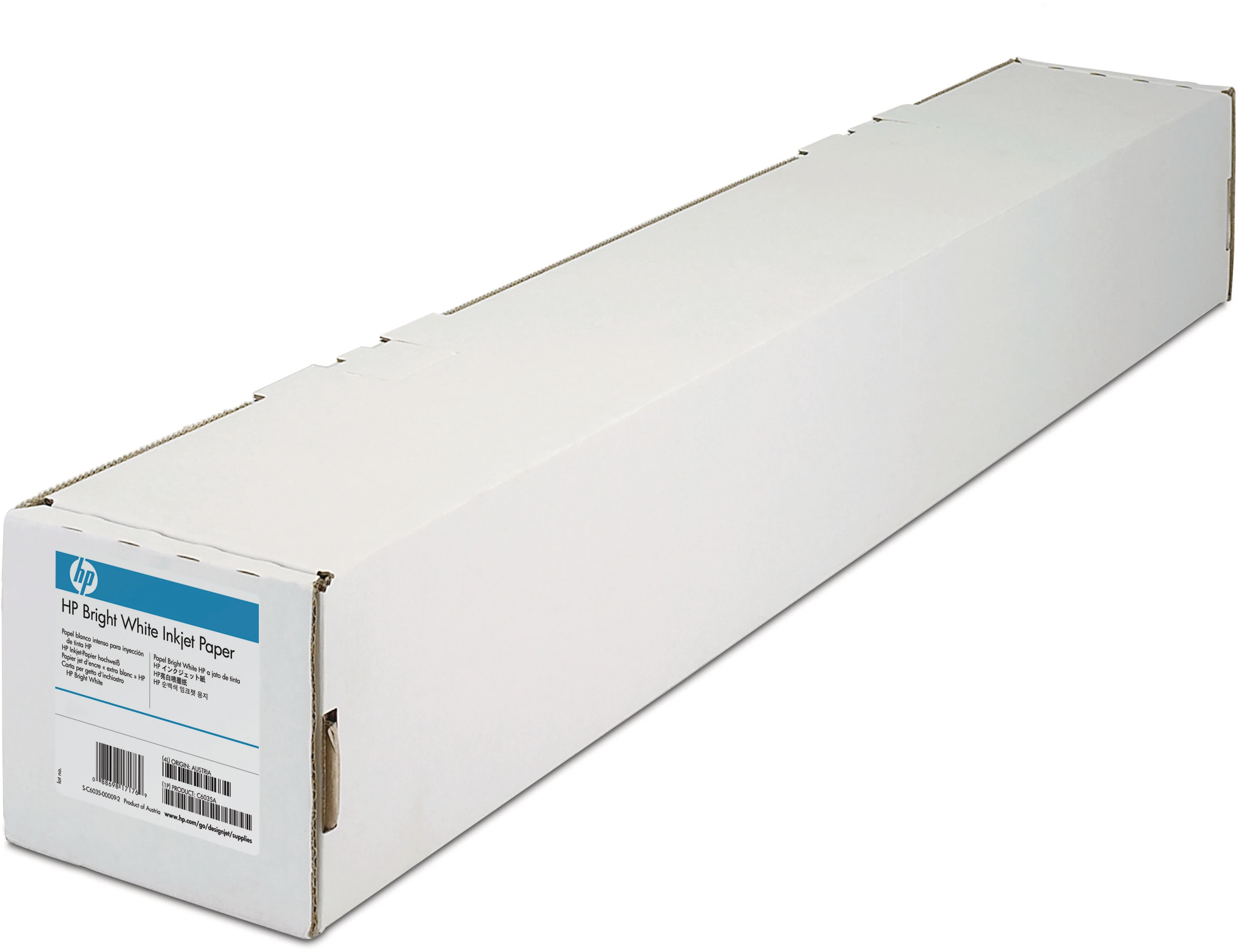 HP Bright White Paper 90g 91.4m C6810A DesignJet 1000 36 Zoll