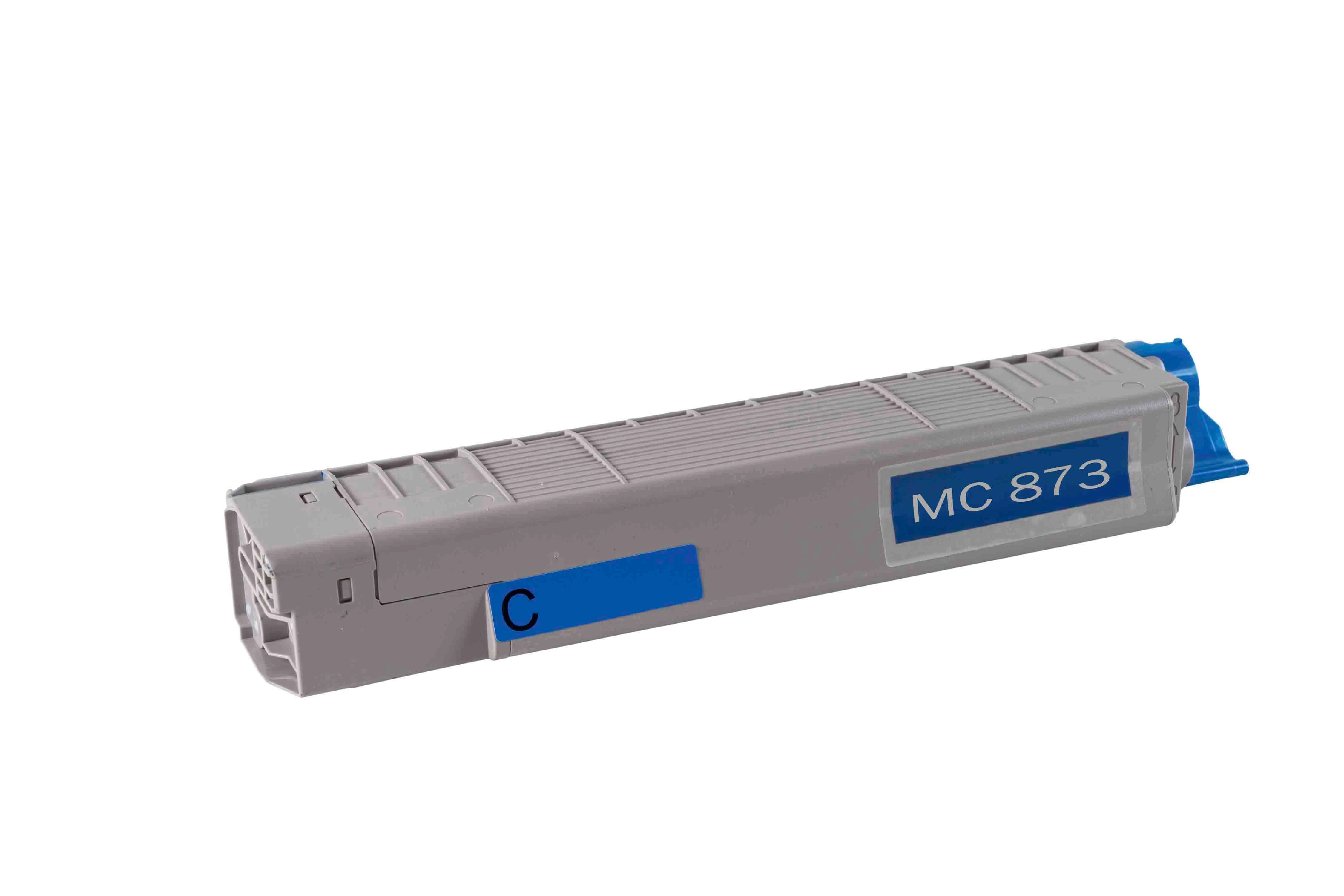 Toner-Modul komp. zu OKI MC873 10'000 Seiten, cyan