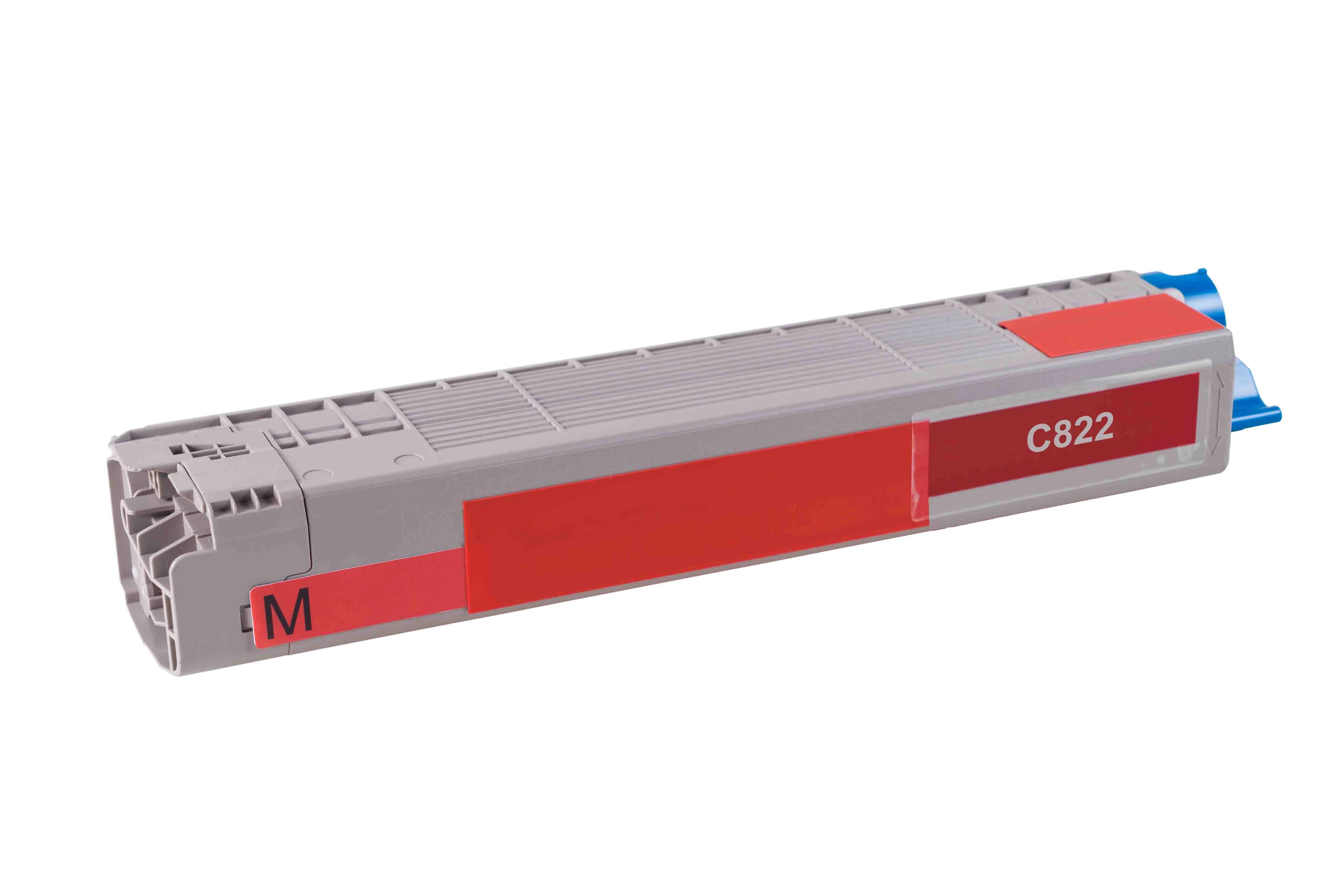 Toner-Modul komp. zu OKI C822 7'300 Seiten, magenta