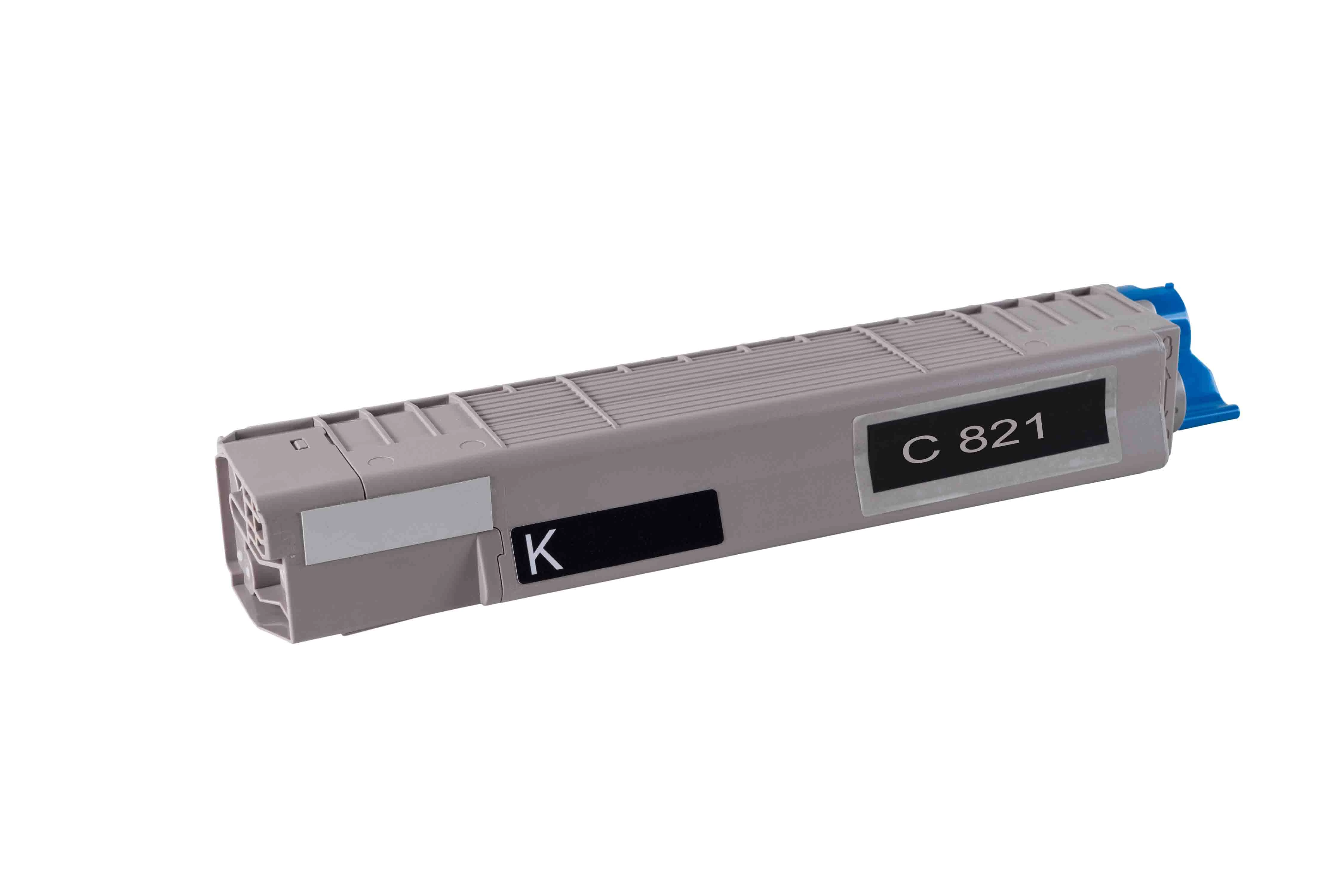 Toner-Modul komp. zu OKI C801 / C821 7'000 Seiten, black