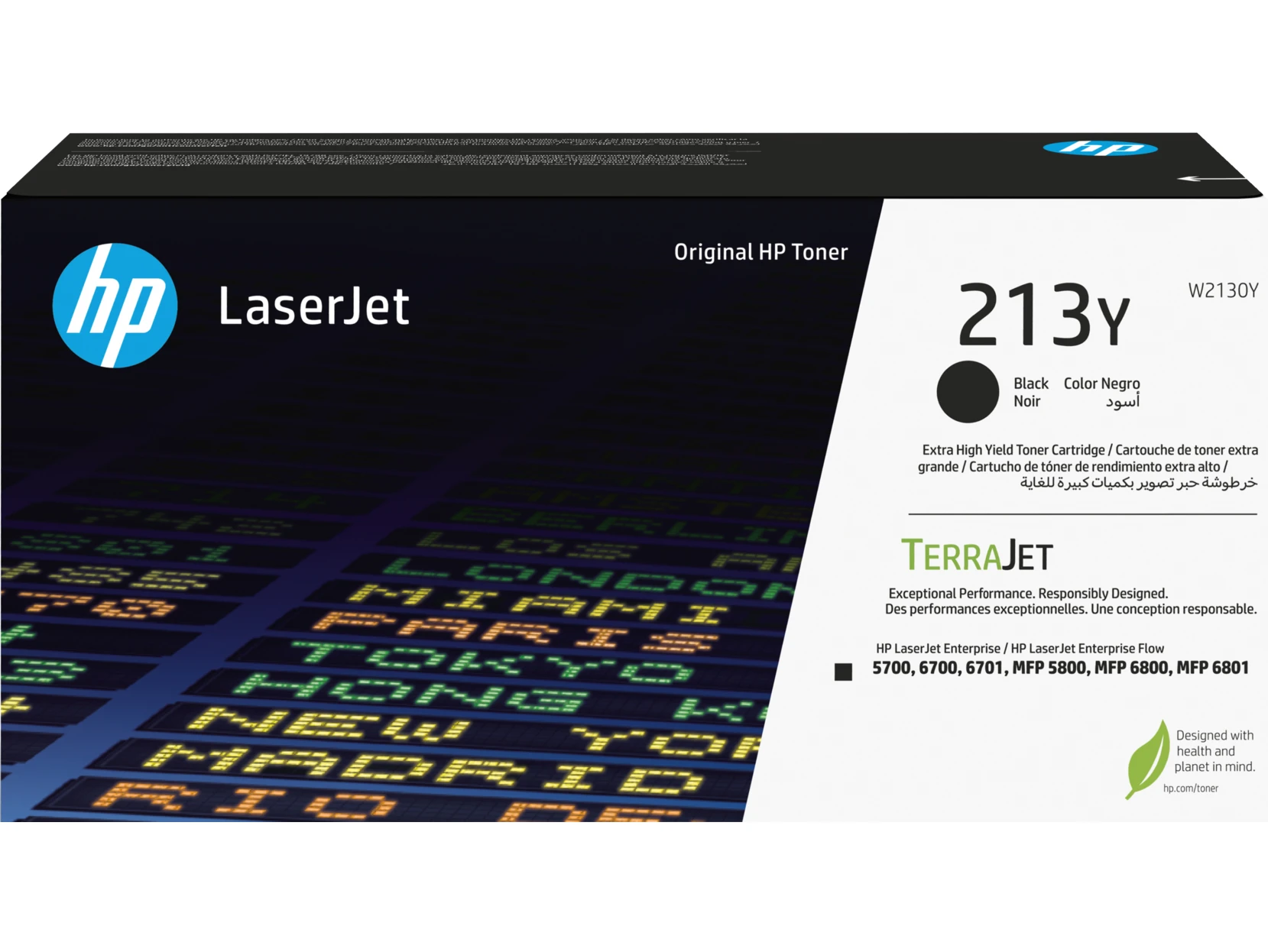 HP Toner-Modul 213Y schwarz W2130Y CLJ Ent.5700/MFP5800 18'000 S.