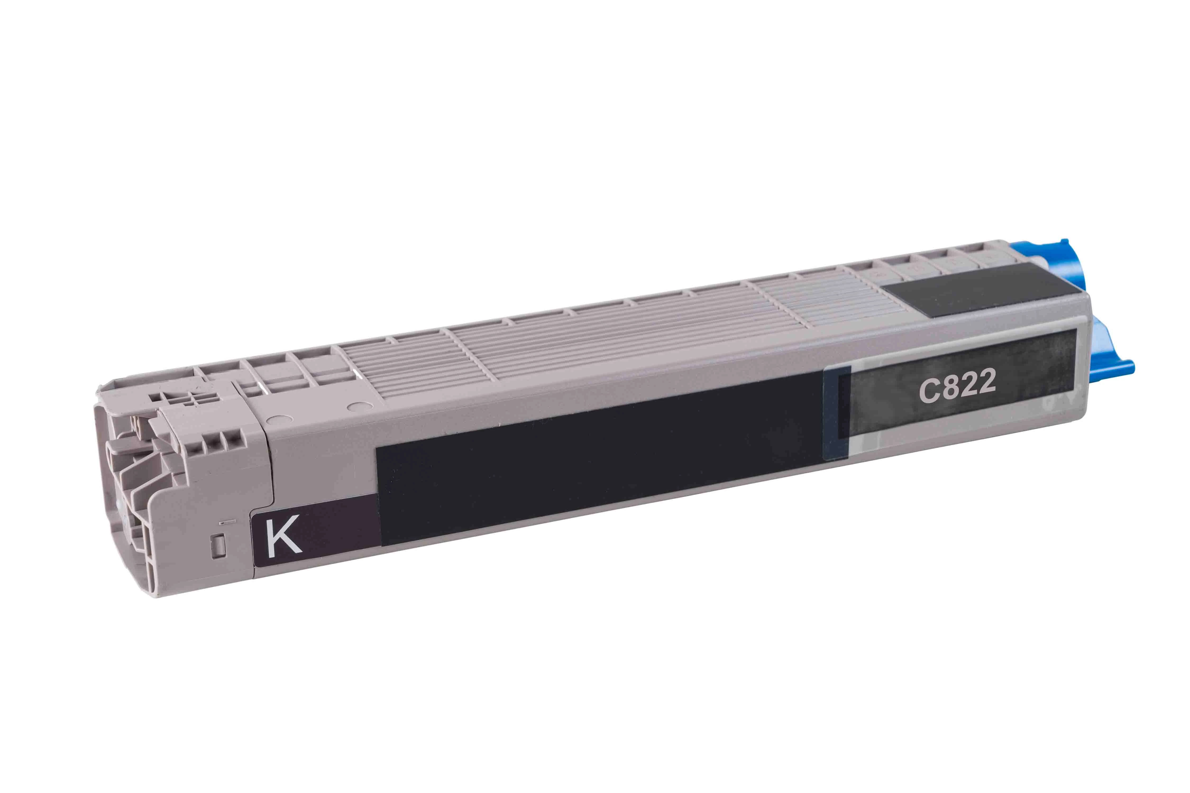 Toner-Modul komp. zu OKI C822 7'000 Seiten, black