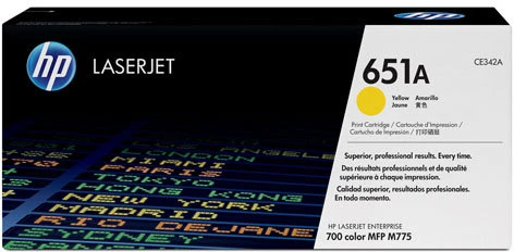 HP Toner-Kartusche gelb (CE342A, 651A)
